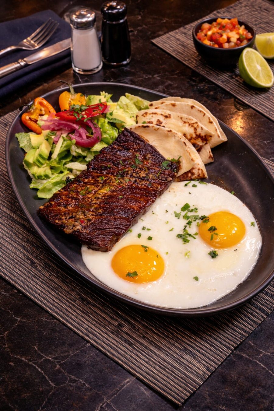 Steak and Eggs at Dos Burros brunch