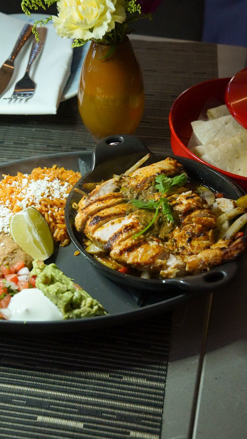 Fajitas at Dos Burros