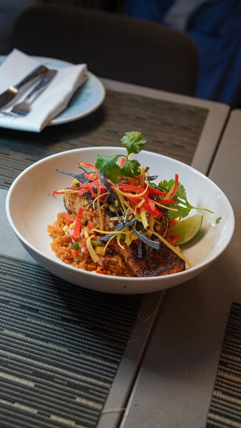 Plated entrada at Dos Burros